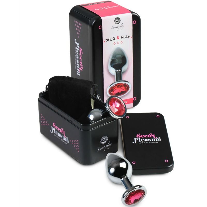 Miniatuur Fuchsia: Metalen Anale Plug