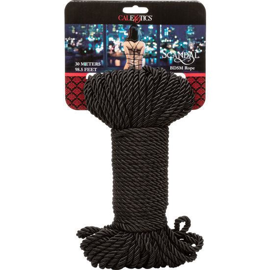 Cuerda scandal bdsm 30m -  negro