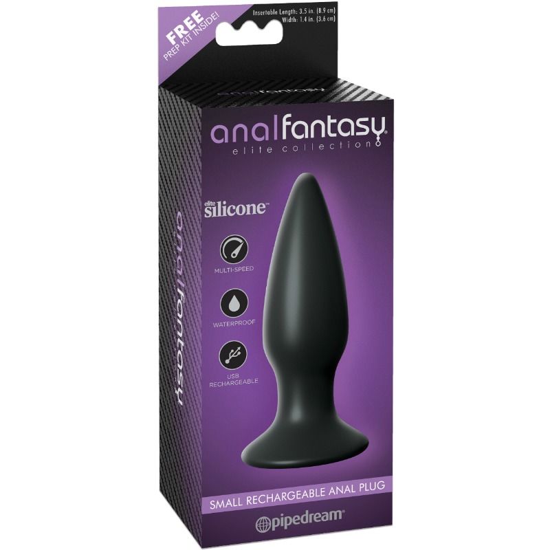 Dildo s rechargeable anal negro