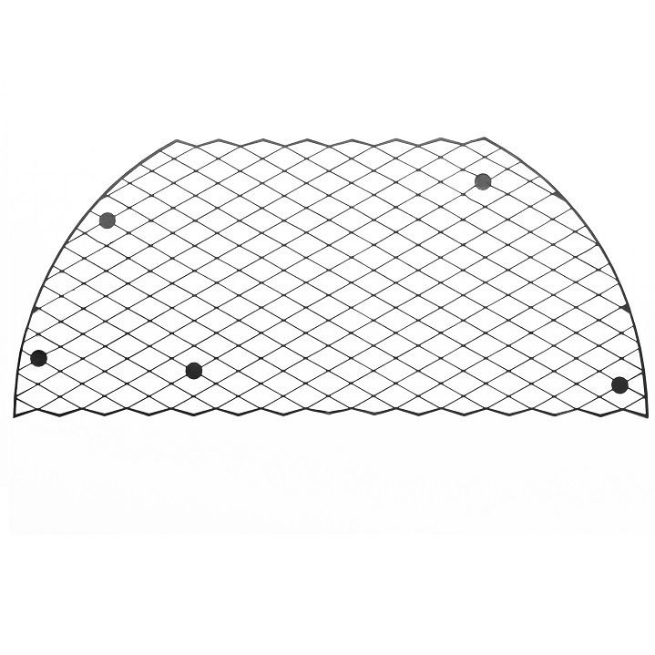 Glanzende Louise Masker