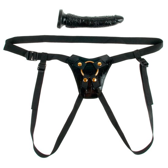 Arnés dice Fetish fantasy gold