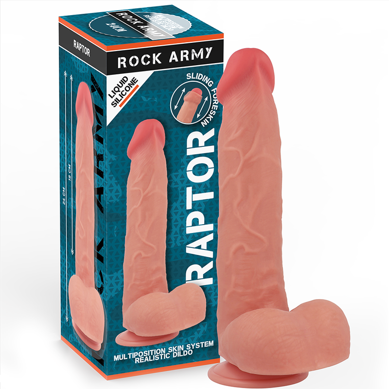 Dildo Rock Army Raptor Realistisch 24cm