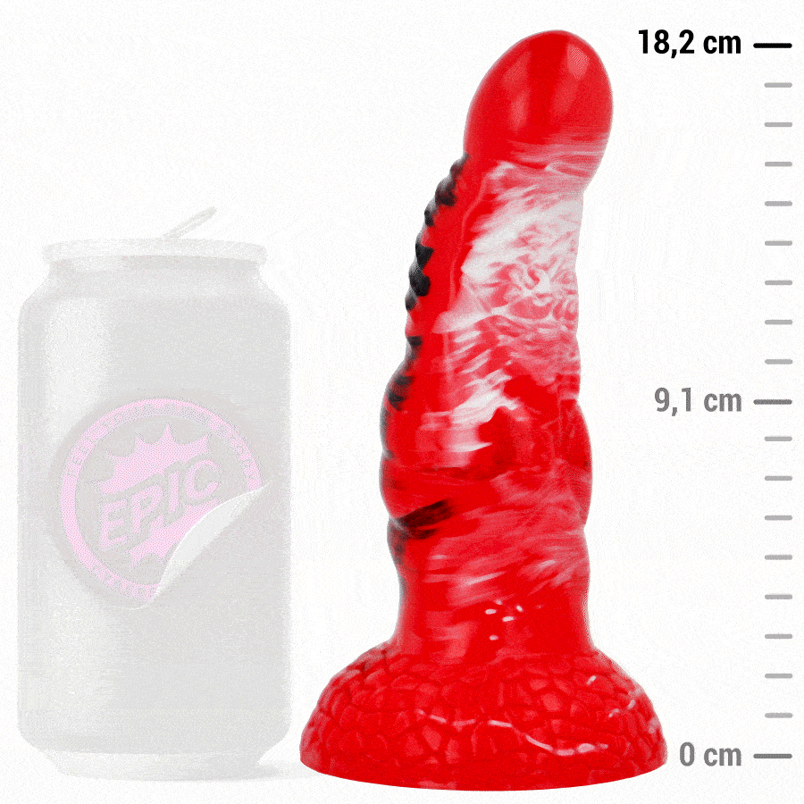 Dildo EPIC Agnis Vuurrood - Intens Genot