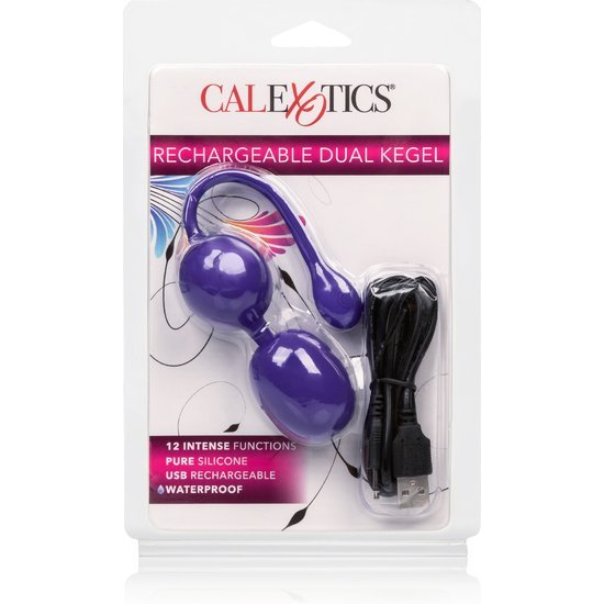Kegel Dubbele Oplaadbare Paarse Bliss Ballen