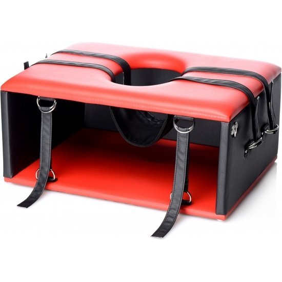 Silla queening - negro y rojo