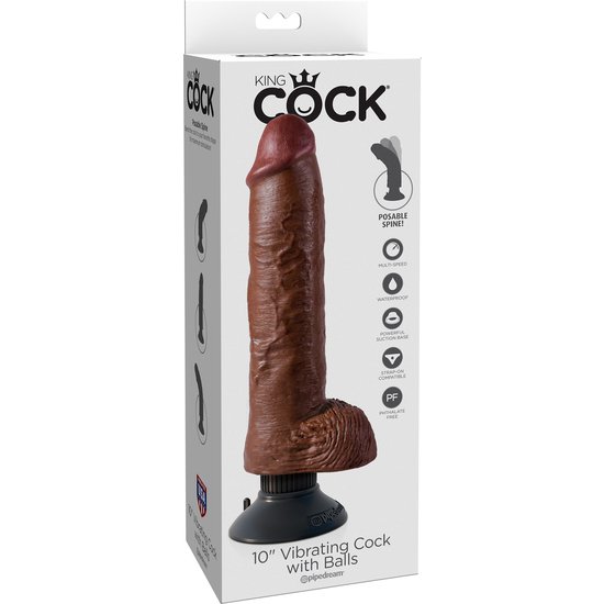 Trillende Echte Penis KingCock 25.5cm