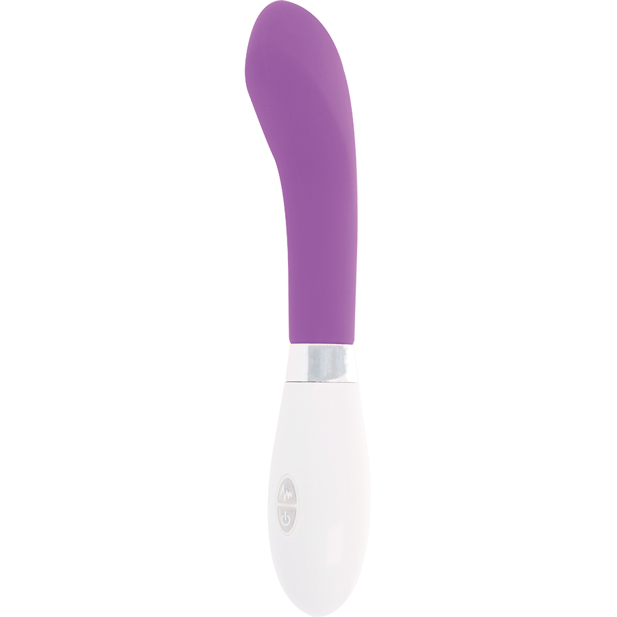 Paarse Glanzende John Vibrator