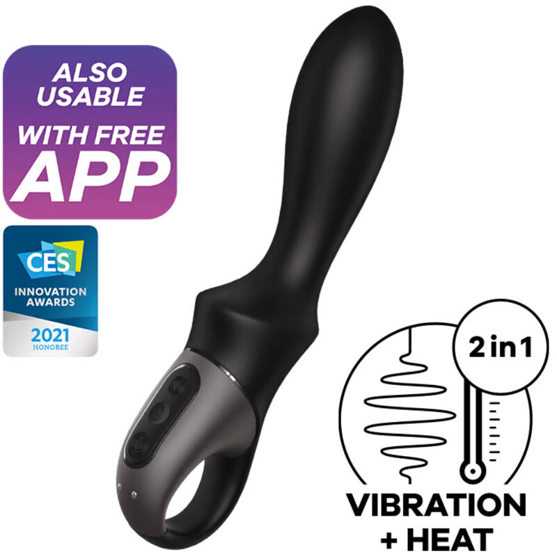ClimaxHeat Anale Vibrator - Zwart