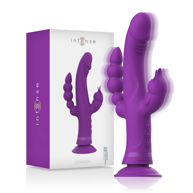 Casanova Drievoudige Paarse Vibrator