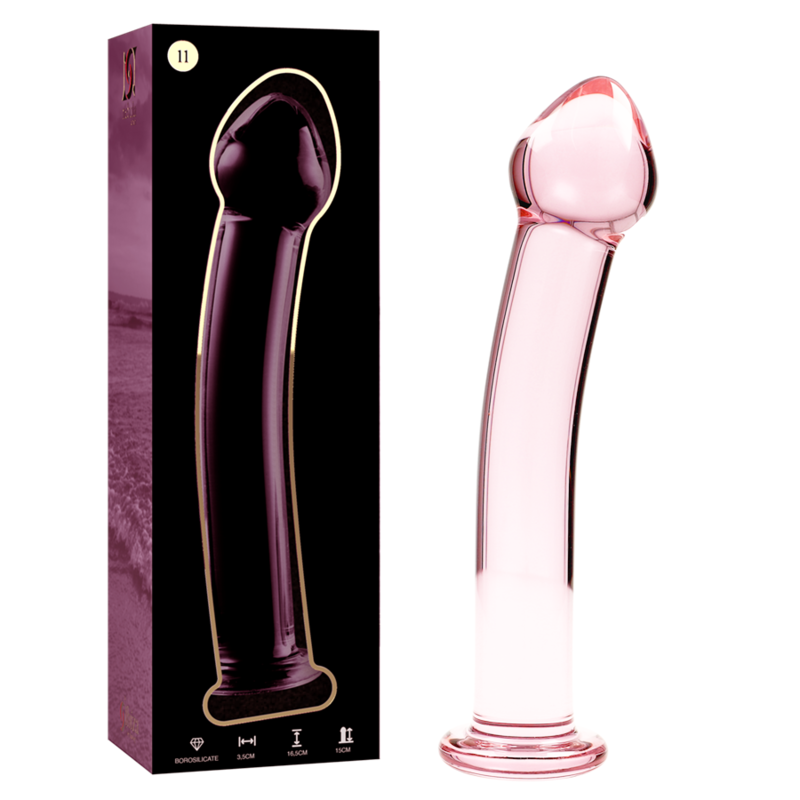 Kristallen Roze Nevel Dildo