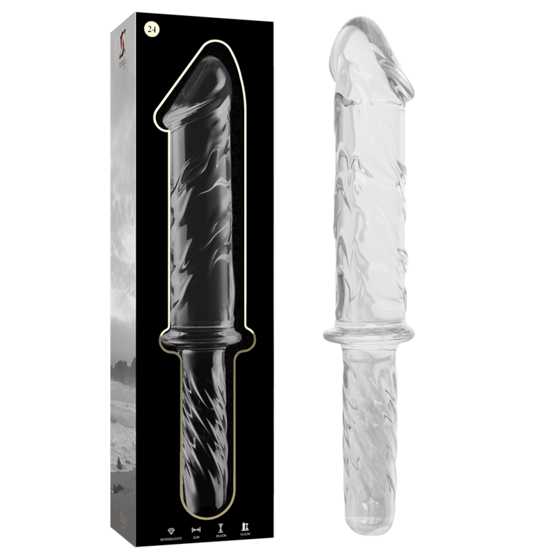 Glas Dildo Sterrennevel