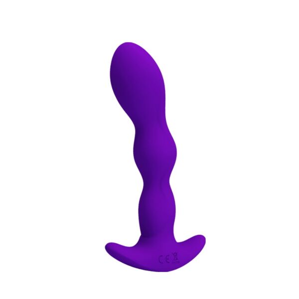 Anale vibrator Pretty Love BI-040068-1 van siliconen, met handvat
