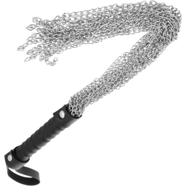 Darkness bondage zweep in zwart, met handgreep