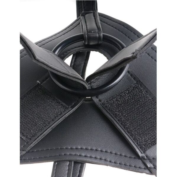 Strap-on King Cock Strap-On Harness met realistische dildo, met zuignap onderaan