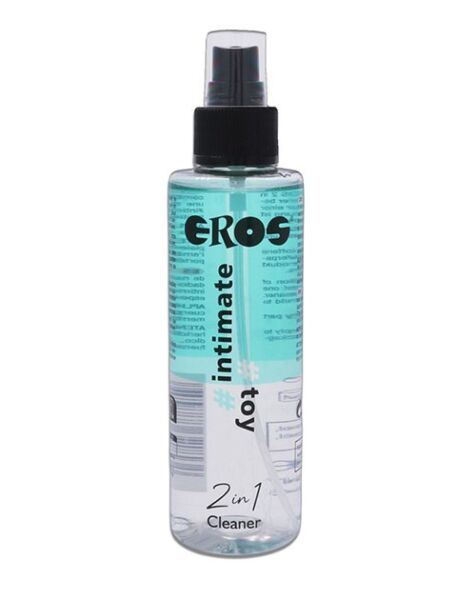 Eros 2 en 1 Intimate Toy toycleaner, flacon van 150 ml met pompspray