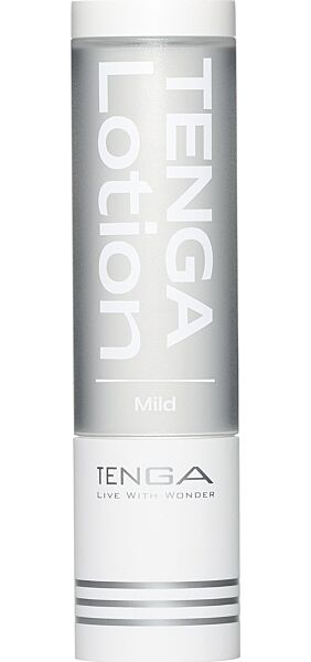 Fles TENGA Lotion glijmiddel, in de versies Light en Mild