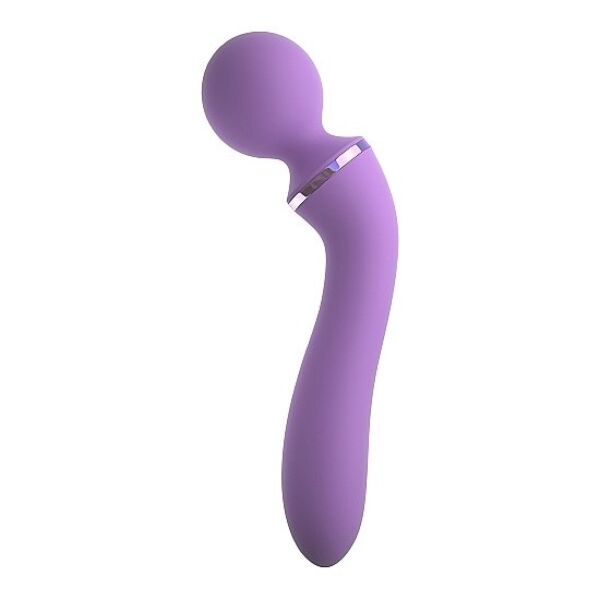 Pipedream Duo Wand Massage-Her vibrator, met ronde kop en dunne punt