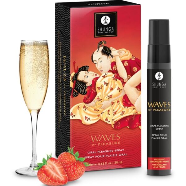 Eetbare orale spray Shunga Waves of Pleasure, verpakking van 20 ml