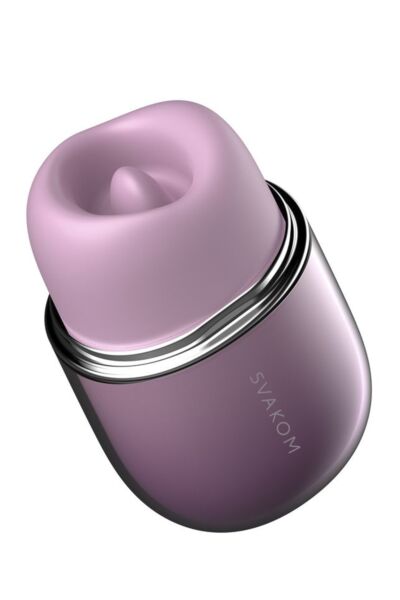 Roze SVAKOM Klitty luchtdrukvibrator in de vorm van een kat