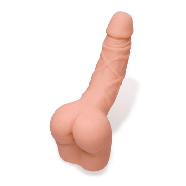 Pipedream Extreme Toyz Penis and Ass All in One masturbator, met billen en geïntegreerde penis