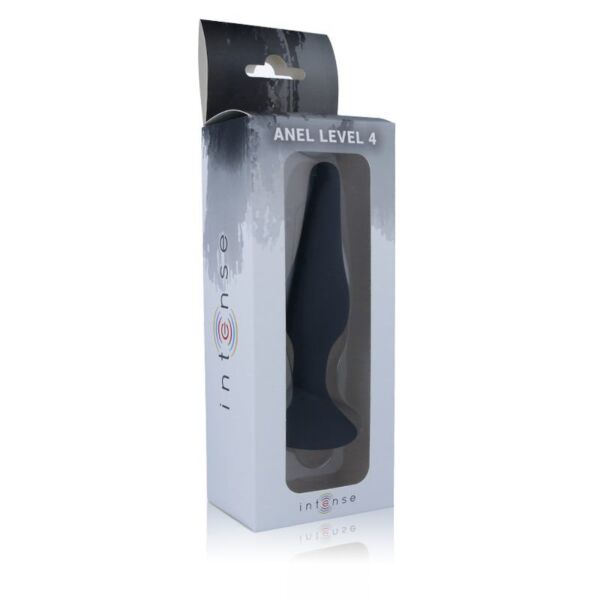 Anale dildo Intense Anal Level 4 15,5 cm, in het zwart