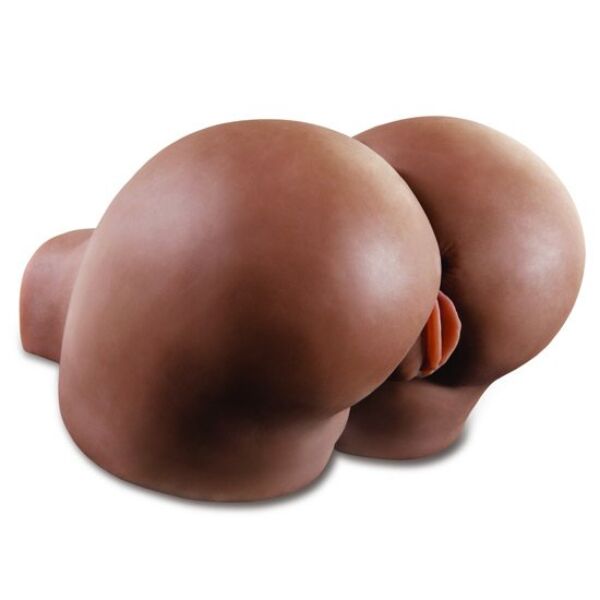 Torso masturbator Pipedream Extreme Toyz Fuck Me Silly, getinte huid, met vagina en billen