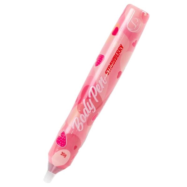 Eetbare bodypaint stift Secret Play Body Pen, in de smaak Aardbei of Chocolade