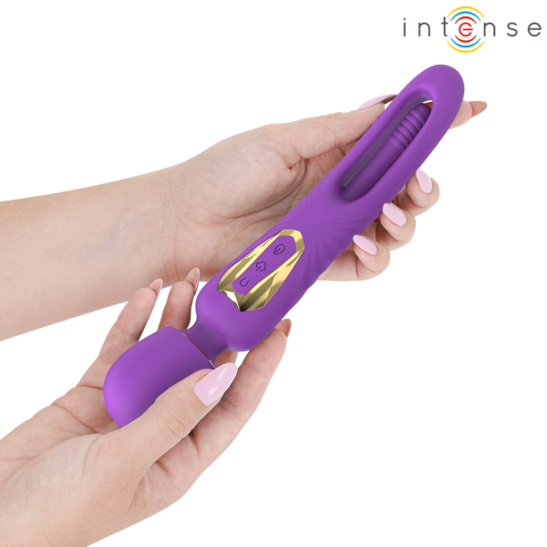 Wand vibrator Intense Christy met bewegende tong