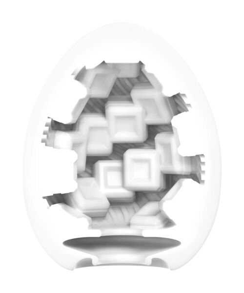 Masturbator TENGA EGG Cubic in de vorm van een ei