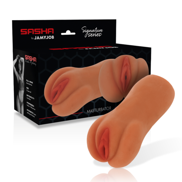 Jamyjob Signature Sasha masturbator in de vorm van een vagina