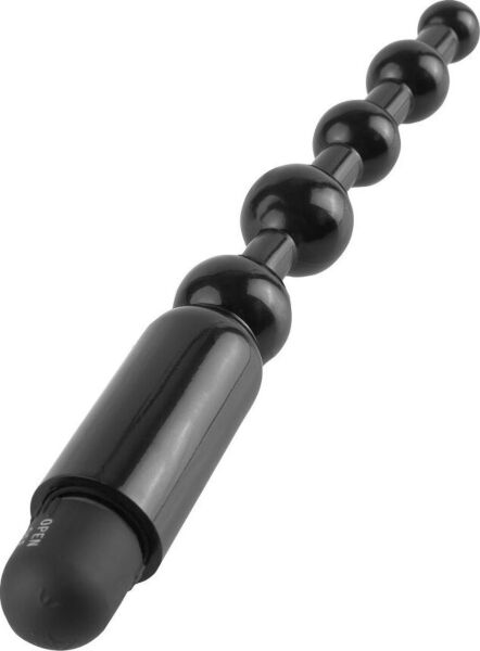Anaalballen Anal Fantasy Flexa-Pleaser Power Beads van Pipedream, met flexibele as en basis met schakelaar