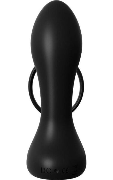 Vibrerende buttplug met cockring Ass-Gasm Pro van Pipedream, oplaadbaar, van siliconen