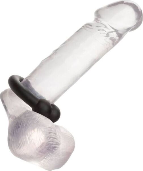 Cockring CalExotics Alpha Muscle Ring van zwarte siliconen