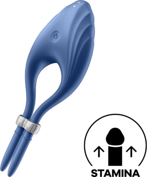 Vibrerende cockring Satisfyer Duelist met driehoekige clitorisstimulator