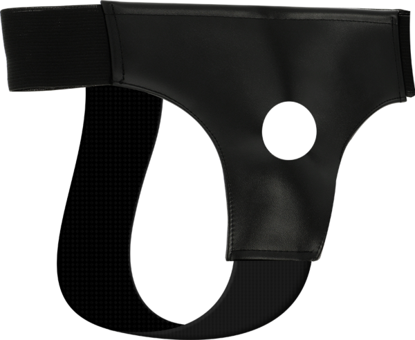 Strap-on harnas Darkness, slip met gat voor dildo