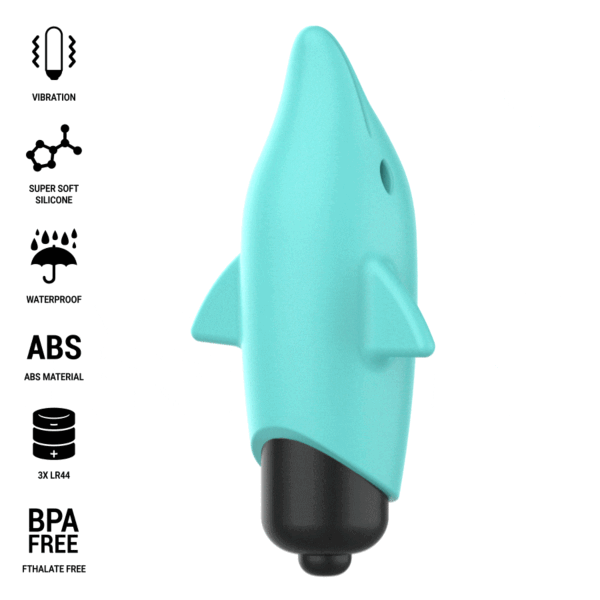 Bullet vibrator Intense Echo, met vinnen en neus