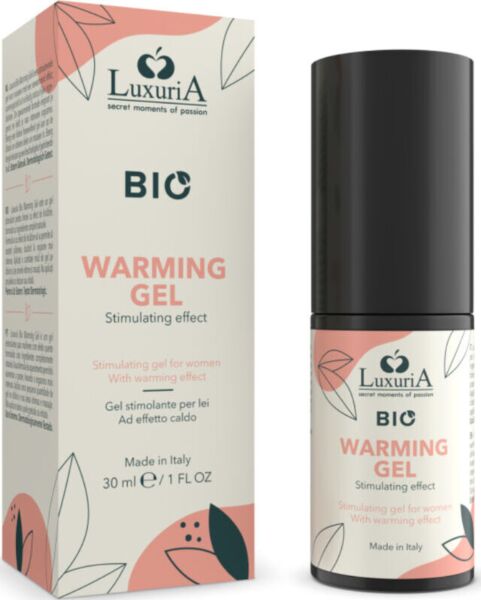 Stimulerende warmtegel Luxuria BIO Warming 30 ml van Intimateline