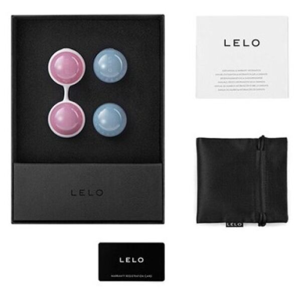 Set vaginale balletjes LELO Luna Beads Mini met siliconen connector