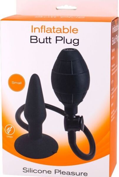 Opblaasbare Seven Creations S buttplug met handpomp