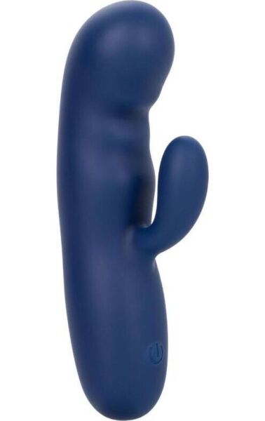 Dubbele vibrator CalExotics Cashmere Silk Duo in blauw