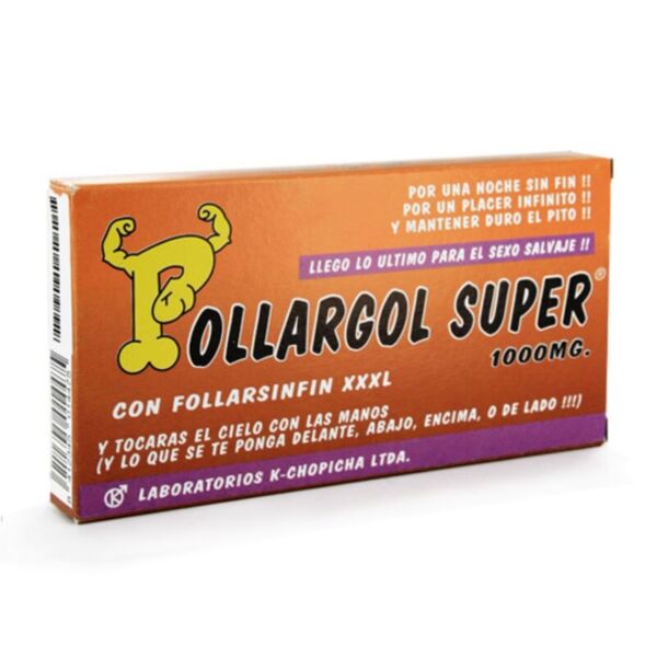 Doosje Diablo Picante Pollargol Super-snoepjes dat op een medicijndoosje lijkt