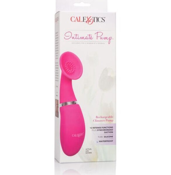 Calexotics Climaxer Intimate Pump luchtdrukvibrator met gebogen cup en flexibel tongetje