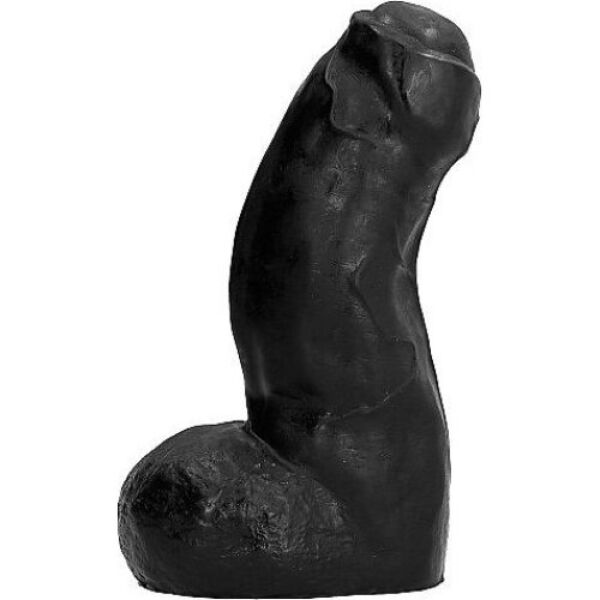 Realistische dildo All Black AB03 Ted in het zwart
