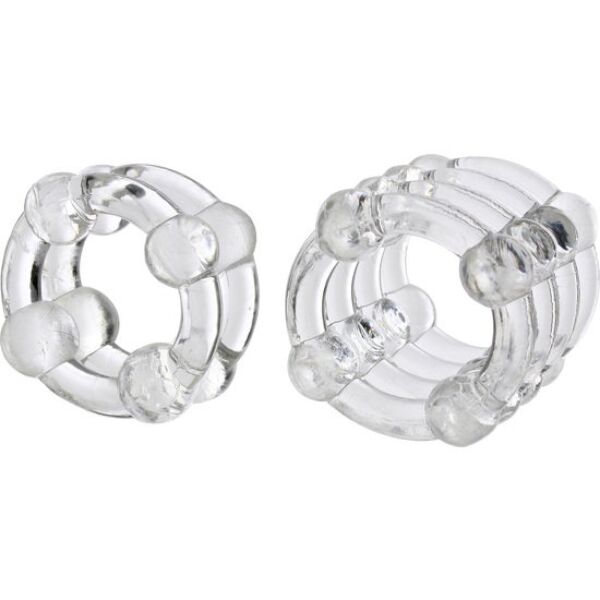 Transparante COLT Enhancer Rings Clear cockringen met twee en vier verbonden ringen