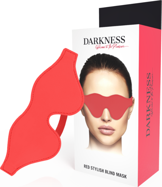 Blinddoek Darkness Stylish van PVC met elastische band