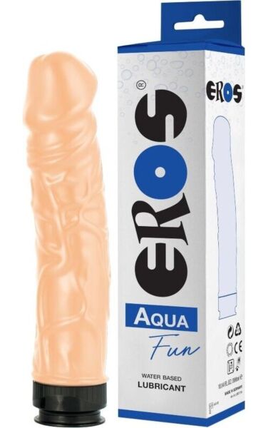 Realistisch ogende dildo Eros Aqua Fun met geribbeld oppervlak