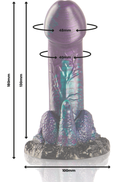 Dildo EPIC Basilisk 18 cm met brede basis