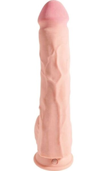 King Cock Plus dildo van Pipedream, met triple density en ballen