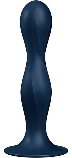 Satisfyer Double Ball-R dildo met zuignapbasis en twee ballen erin