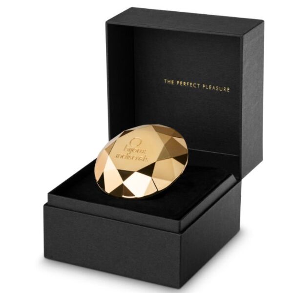 Clitorisvibrator Bijoux Indiscrets Twenty One in de vorm van een gouden diamant
